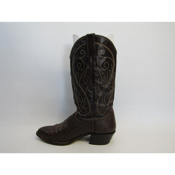 Cowtown Mens Size 9 D Brown Leather Bullhide Cowboy Western Boots main image 7